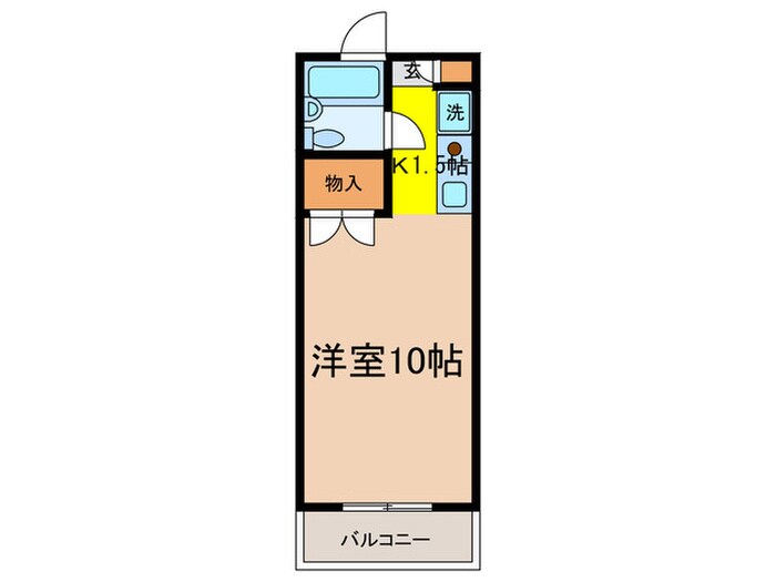 東芳ビルの物件間取画像