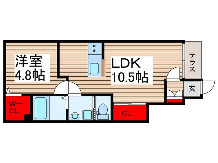 Ｅａｓｔ　Ｉｒｉｓの物件間取画像