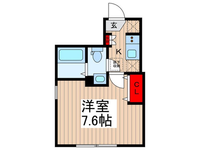 エクセラン東向島の物件間取画像