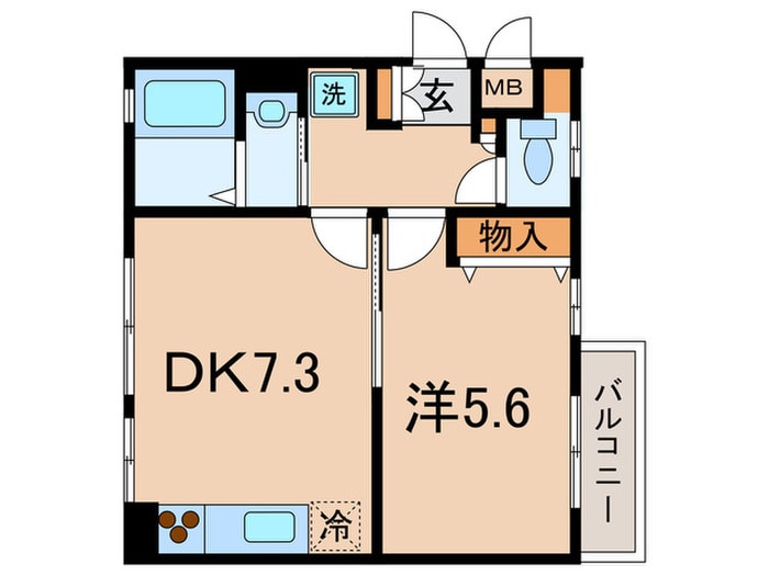 第一フリヨの物件間取画像