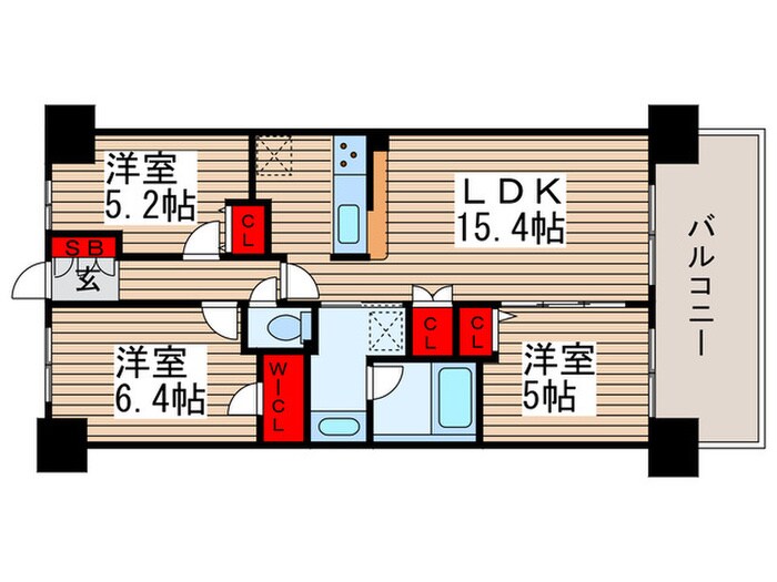 レジディア南千住の物件間取画像