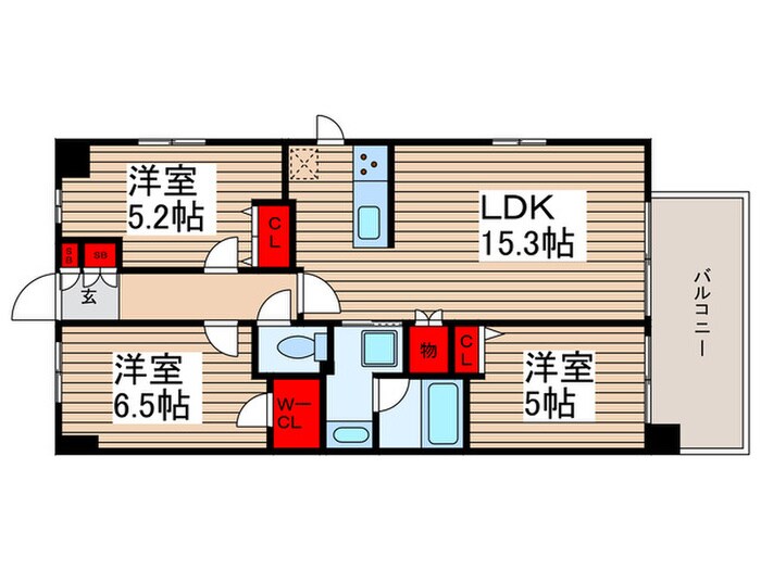 レジディア南千住の物件間取画像