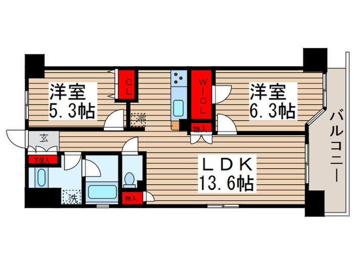レジディア南千住の物件間取画像