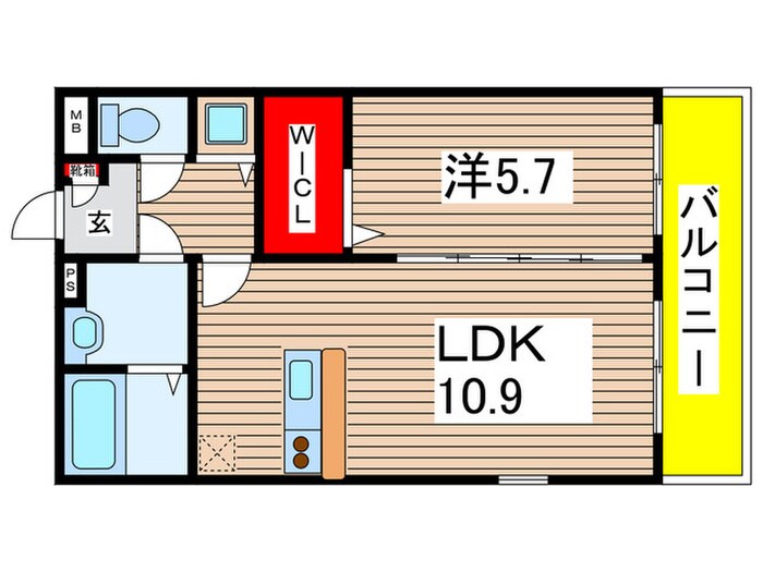 グランコンフォ－ルの物件間取画像