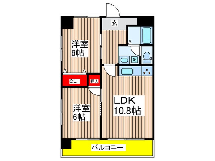 シャルム・Ｋ・カーサの物件間取画像