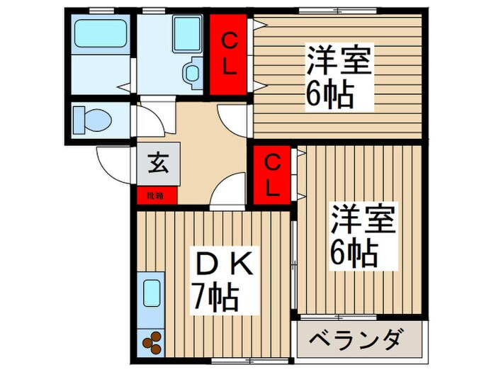 フォレストコートの物件間取画像
