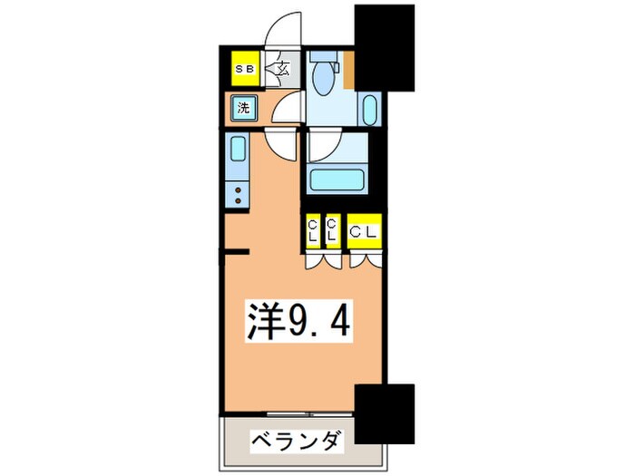 ﾊﾟｰｸｱｸｼｽ横濱関内SQUAREの物件間取画像