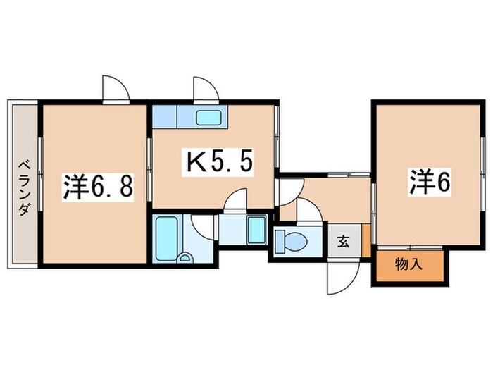 ウェンディ湘南の物件間取画像