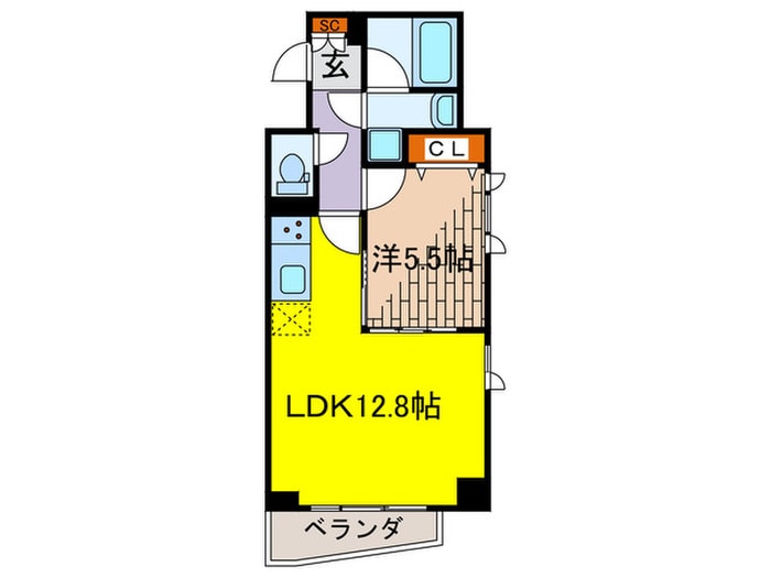 LAGRACIEUSEの物件間取画像