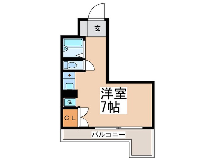 クレール玉川学園前の物件間取画像