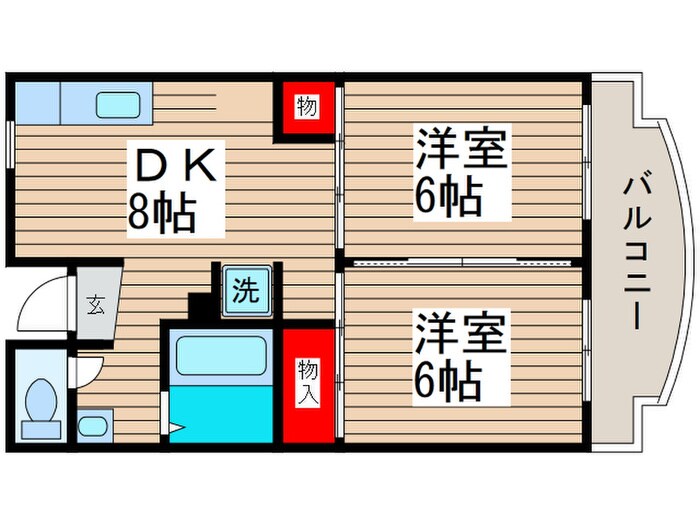 ダイワマンションの物件間取画像