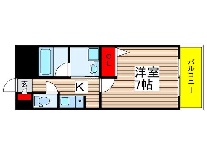 アヴェニール京成大久保の物件間取画像