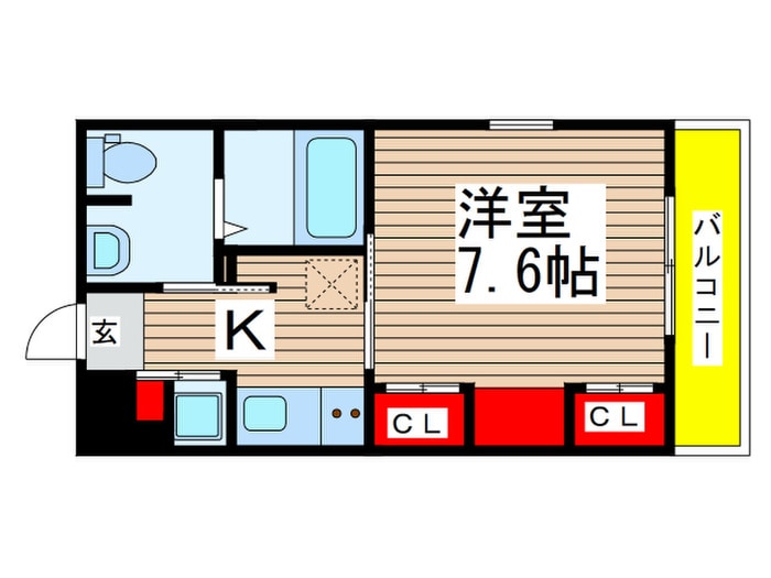 リブリ・ＭｓＦＬＡＴの物件間取画像