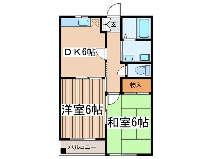 メープルアイの物件間取画像