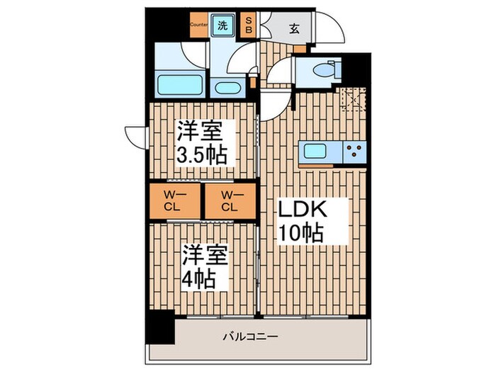 ルフォンプログレ西大井プレミアの物件間取画像