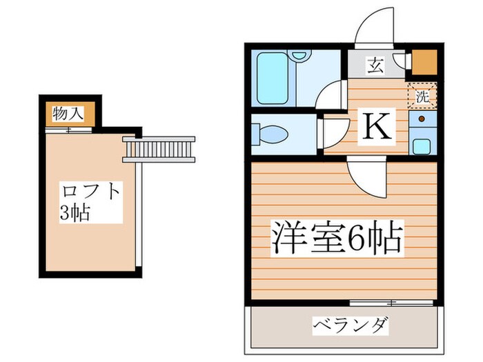 クレセントハイツ美園の物件間取画像