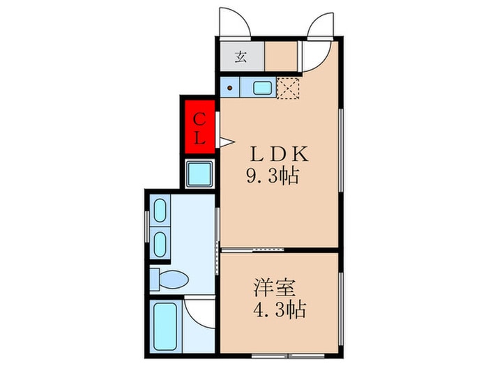 KICHI梅里の物件間取画像