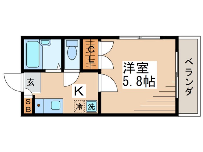 フォレストｋの物件間取画像