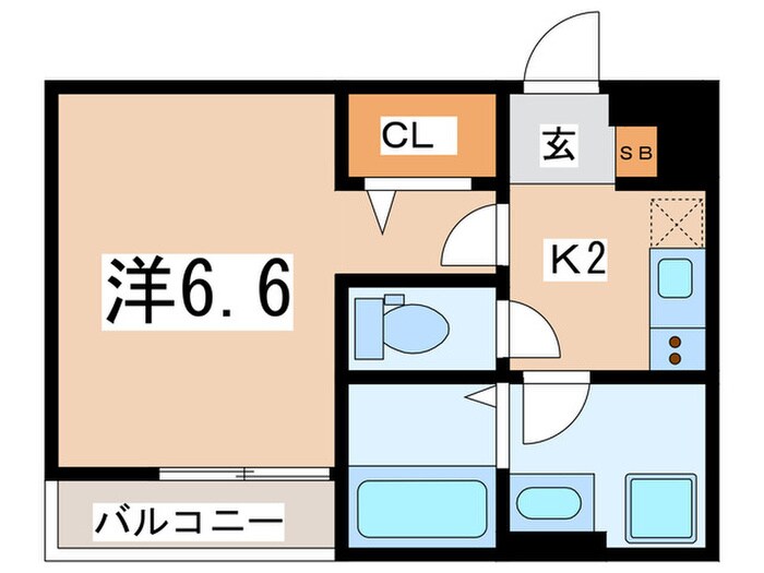 リブリ・Anniversaryの物件間取画像