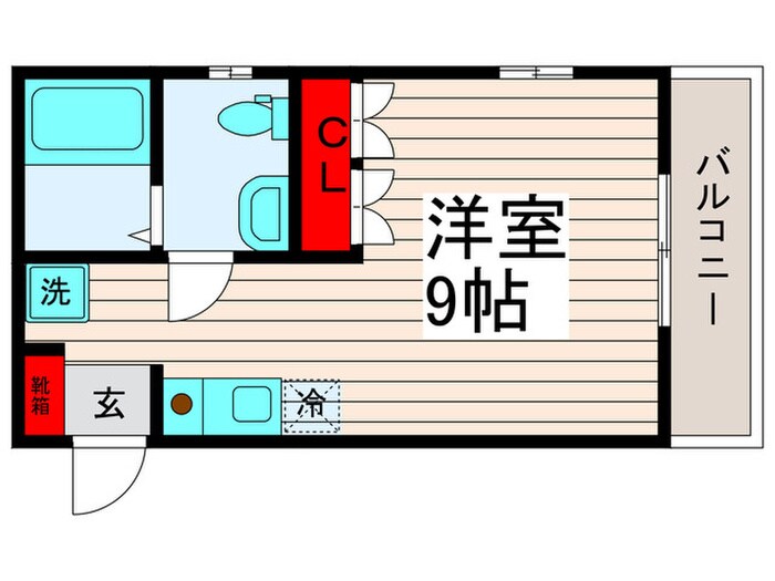 いなほハイツの物件間取画像