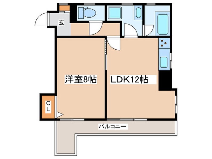 ハイライフ京王多摩川（403）の物件間取画像