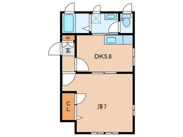 ビエナ赤坂の物件間取画像