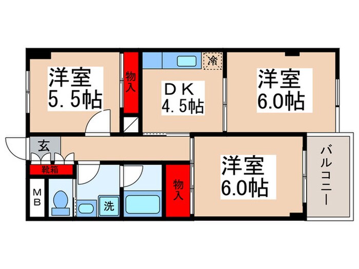 エレガントプラザの物件間取画像
