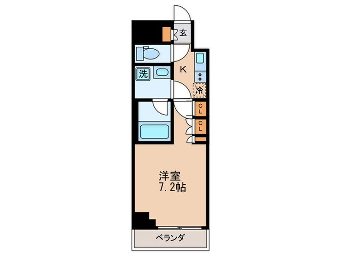 ルーブル大森西弐番館(401)の物件間取画像