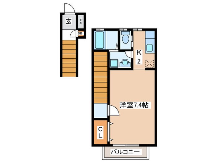 ヴェント　フレスコ　上高井戸の物件間取画像