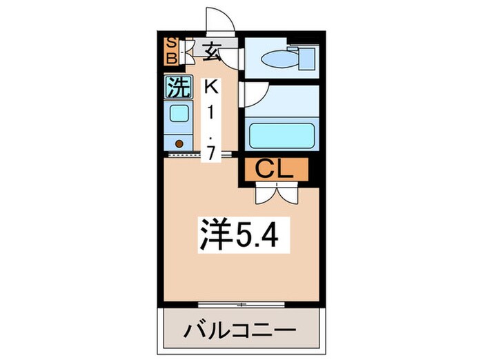 プラティーク横浜白楽の物件間取画像