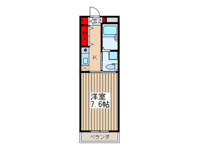 オンワード谷塚の物件間取画像