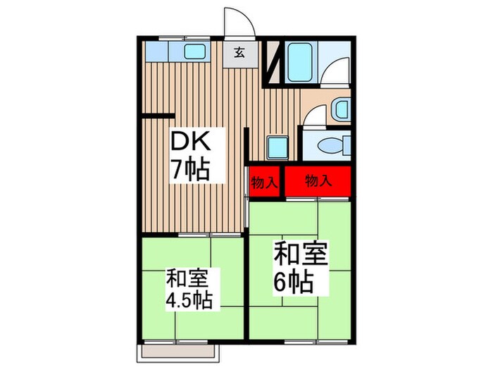 コーポ関谷の物件間取画像