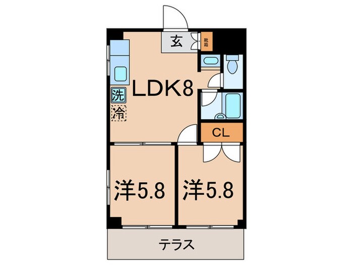 エトワ－ルの物件間取画像