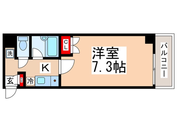 ＹＵＵＷＡ国立の物件間取画像