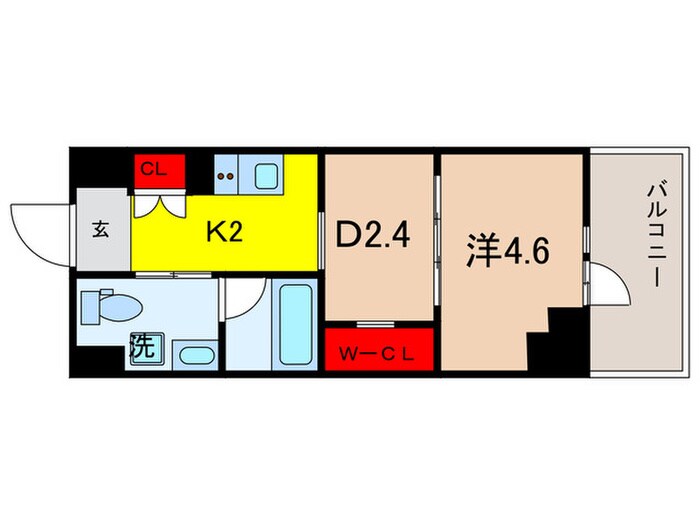 ARKMARK水天宮前Ⅰの物件間取画像