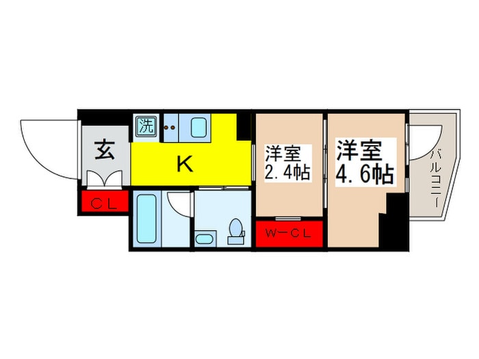 ARKMARK水天宮前Ⅰの物件間取画像