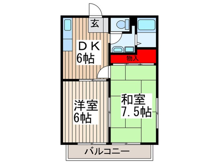 物件間取画像