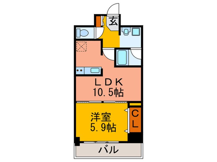 ソルパシオ亀有の物件間取画像
