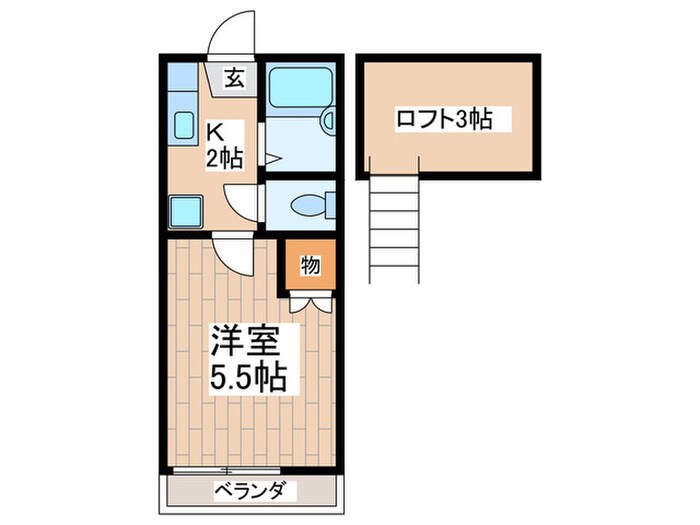エスポワールの物件間取画像