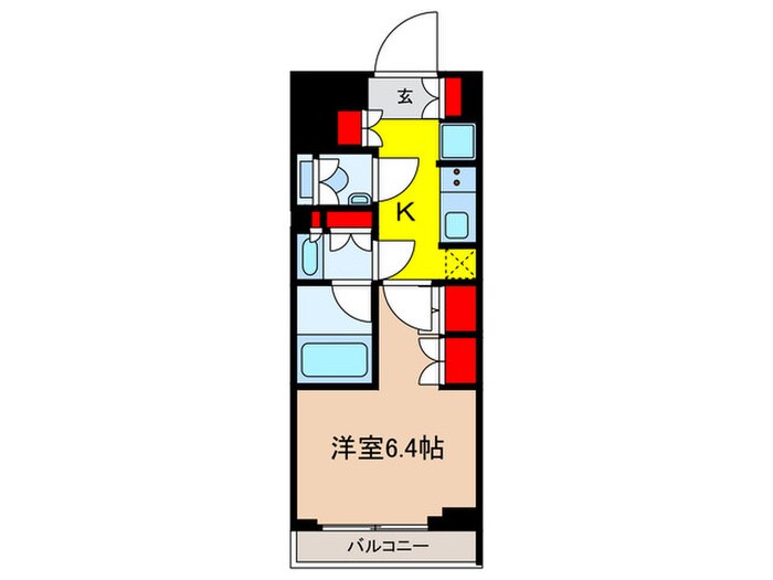 ﾒｿﾞﾝｶﾙﾑ日本橋馬喰町の物件間取画像