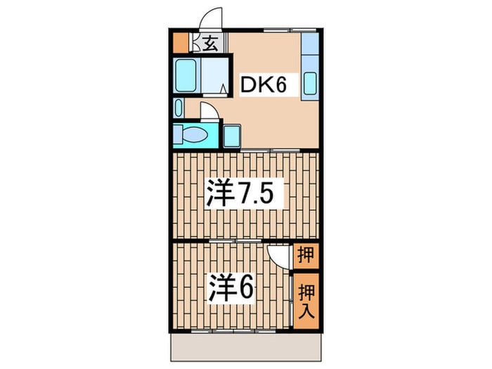 レスポア－ル山口の物件間取画像