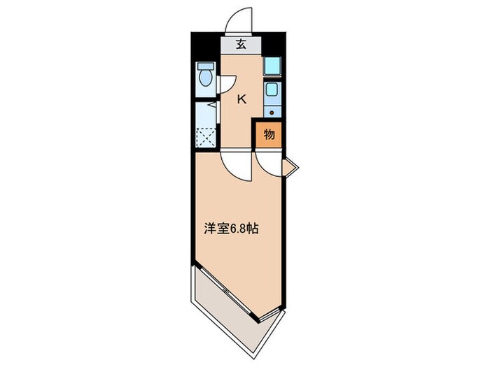 ｻﾝｳｯﾄﾞｼﾞｭﾈﾊﾟﾚｽ相模原第１３の物件間取画像