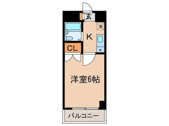 ベルビー川崎の物件間取画像
