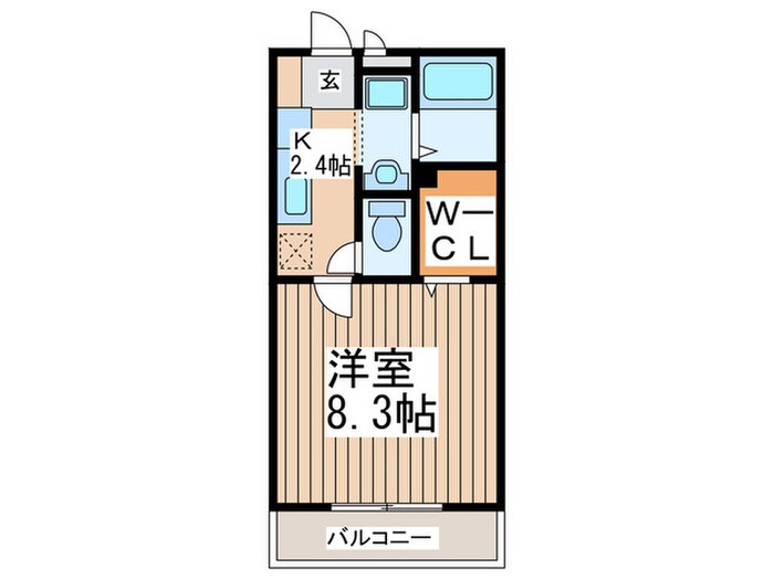 ヴァン・ヴェ－ル中山の物件間取画像