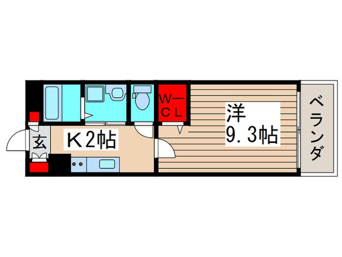 レオ四拾八番館の物件間取画像