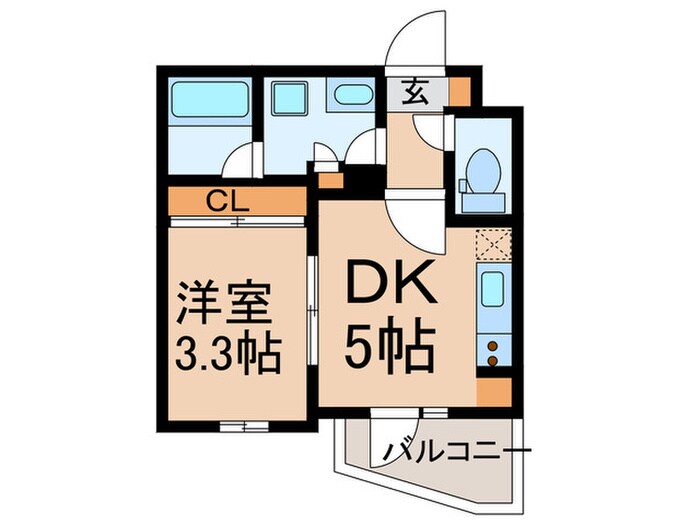 ベルファース三軒茶屋の物件間取画像