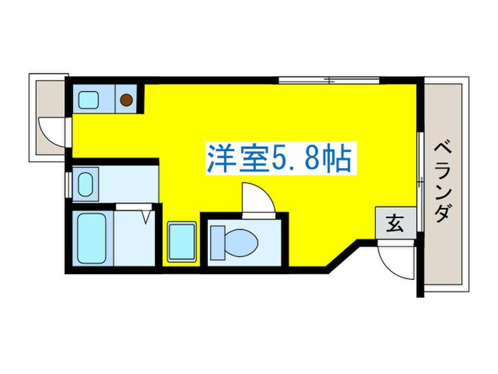ローズハイツの物件間取画像