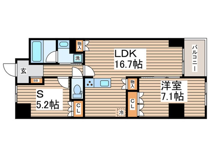 サンジョイアゼロの物件間取画像