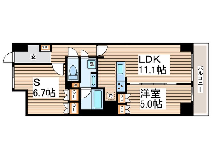 サンジョイアゼロの物件間取画像