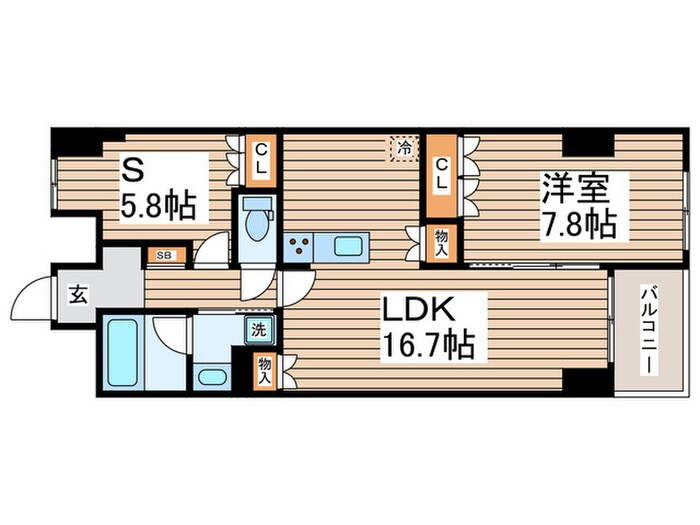サンジョイアゼロの物件間取画像